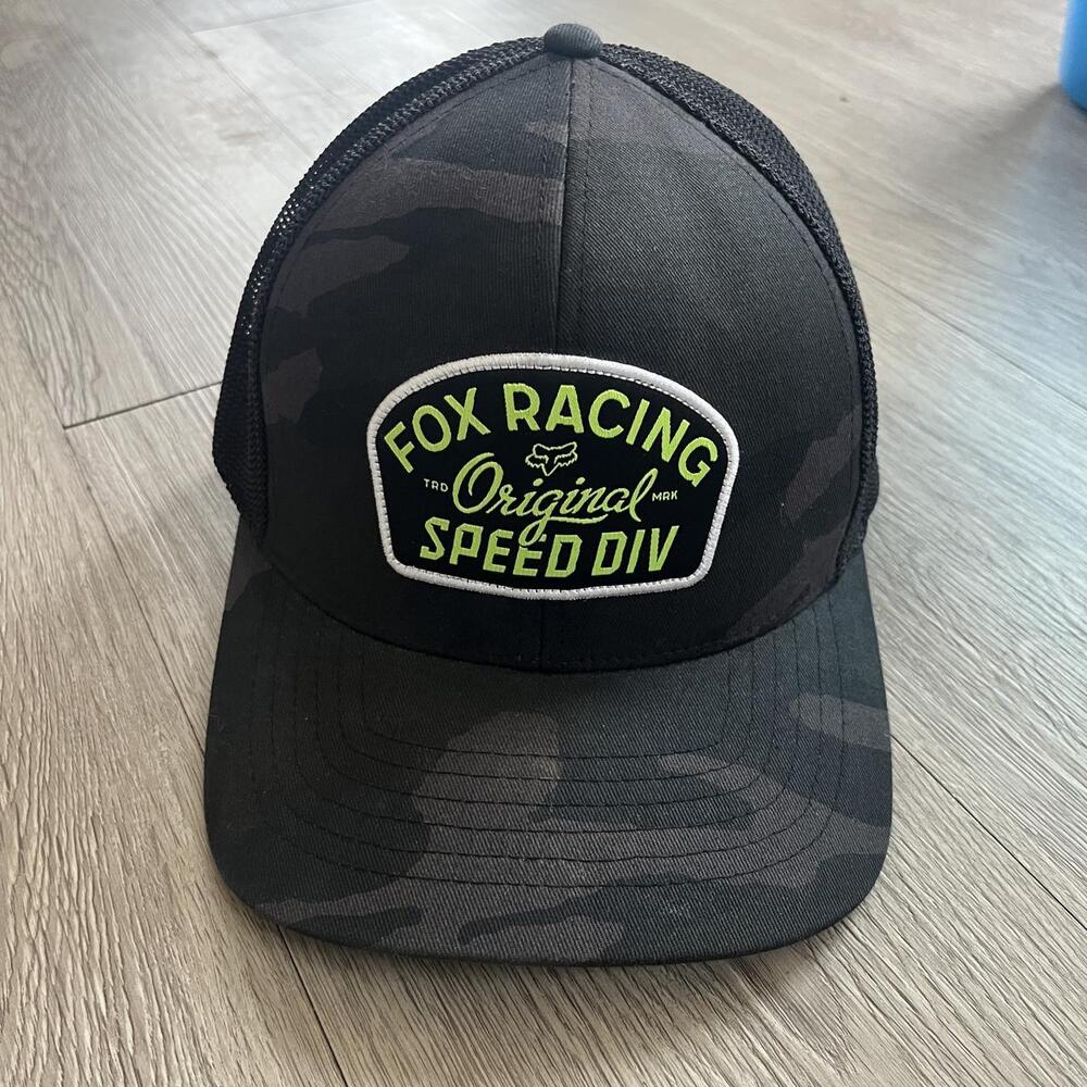 Fox Racing black camo trucker cap #motocross #racing